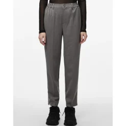 Pantalon de tailleur large gris Cate