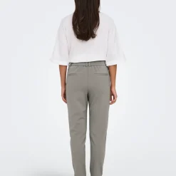 Pantalon decontracté ONLPOPTRASH - Gris en viscose Aria