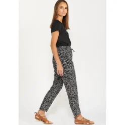 Pantalon droit AAREN noir Maëlys