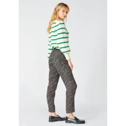 Pantalon droit DORINA noir