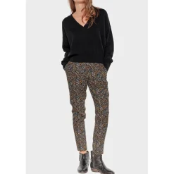 Pantalon droit DORINE noir
