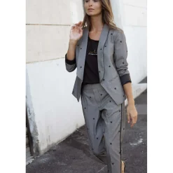 Pantalon droit ELEA noir