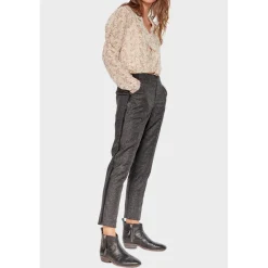 Pantalon droit GUILIA gris