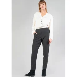 Pantalon droit LAYKEN gris