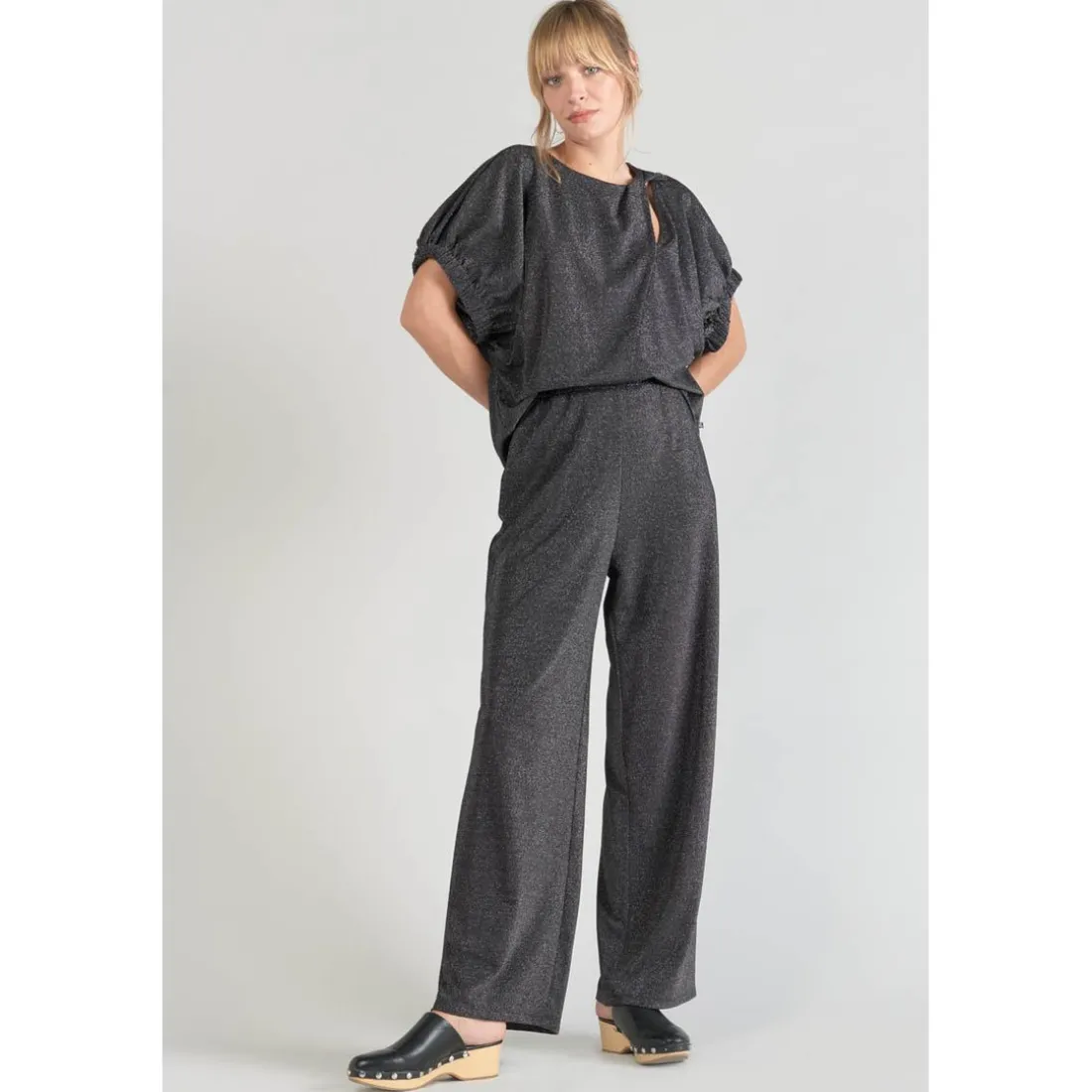 Pantalon droit MORETZ noir