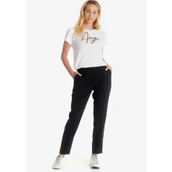 Pantalon droit NADINE noir