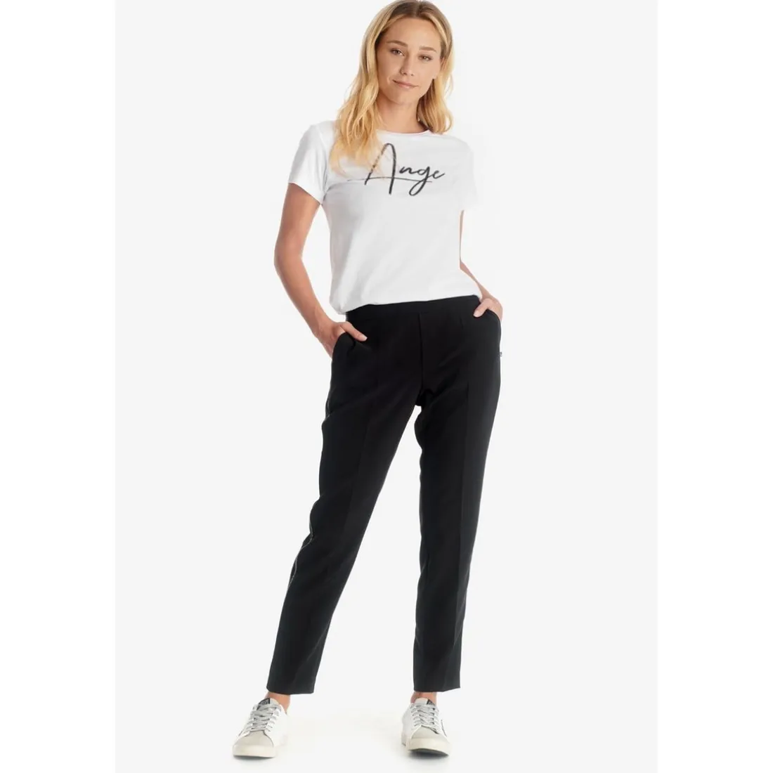 Pantalon droit NADINE noir