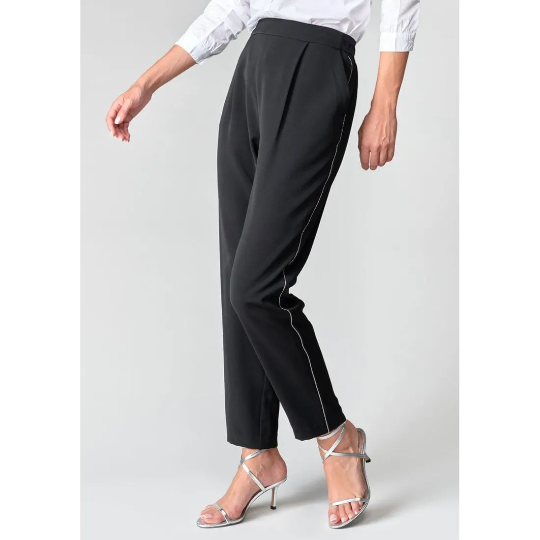 Pantalon droit PLHOX noir