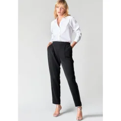 Pantalon droit PLHOX noir