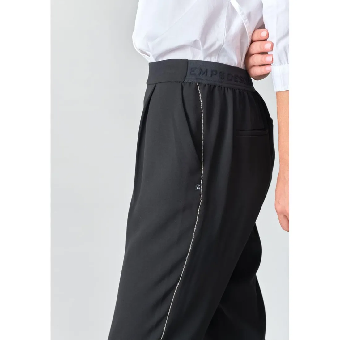 Pantalon droit PLHOX noir
