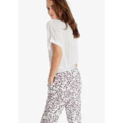 Pantalon droit SALLY blanc