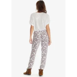 Pantalon droit SALLY blanc