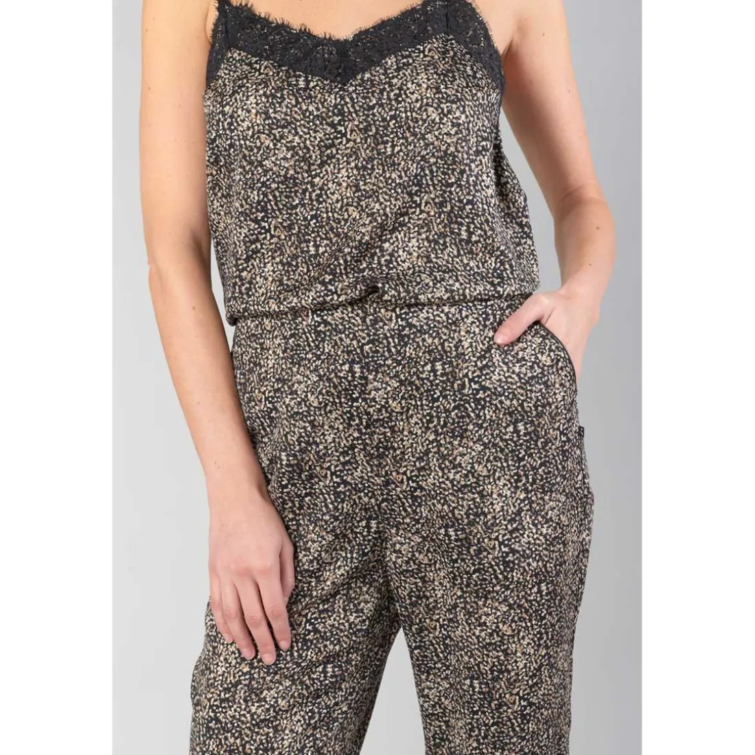 Pantalon droit TAGE noir