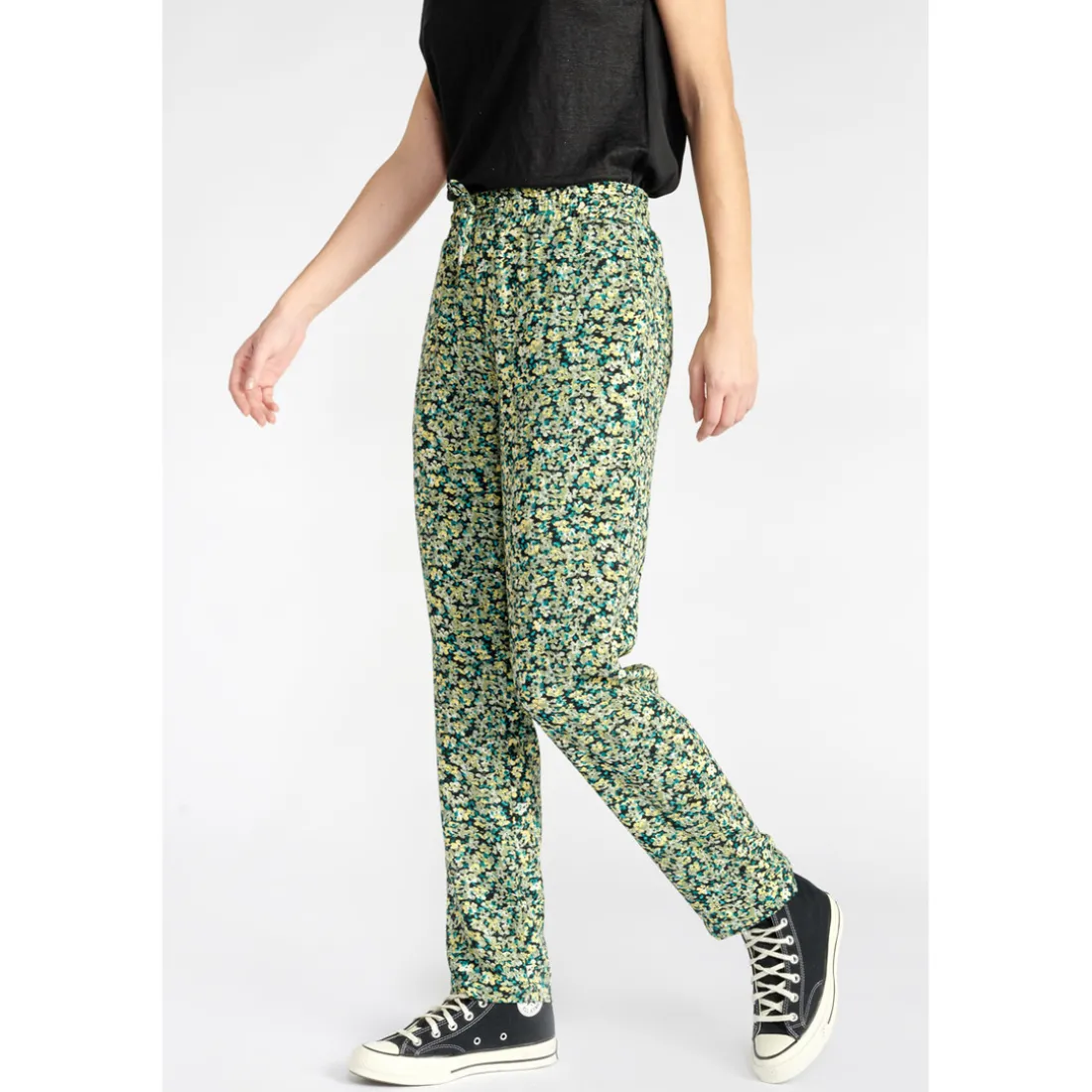 Pantalon droit TANI vert
