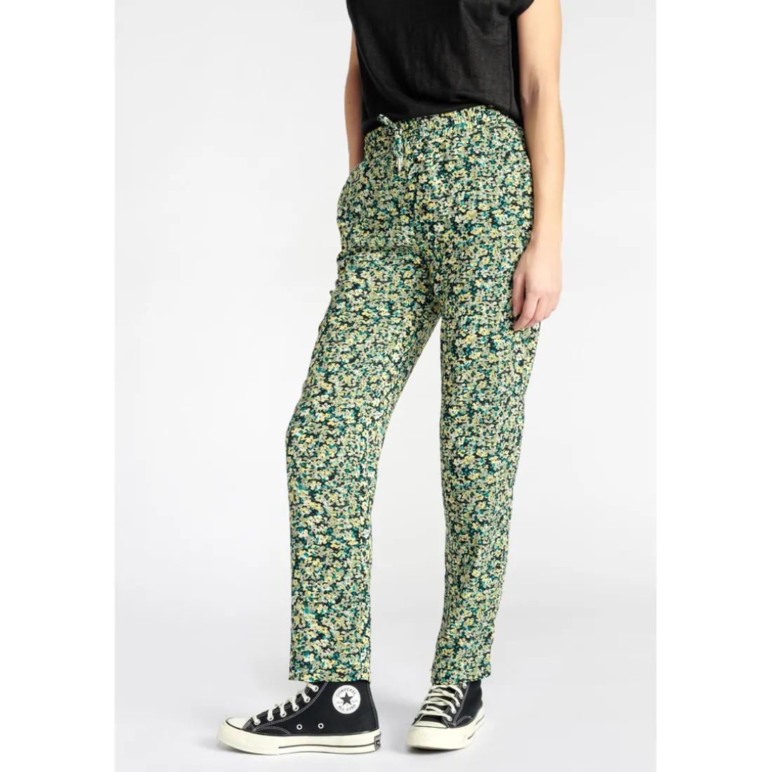 Pantalon droit TANI vert
