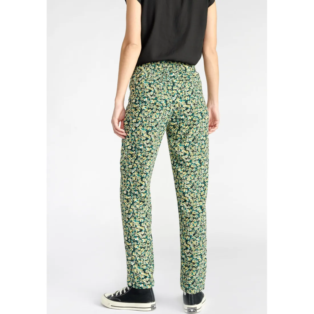 Pantalon droit TANI vert