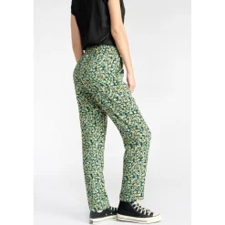 Pantalon droit TANI vert
