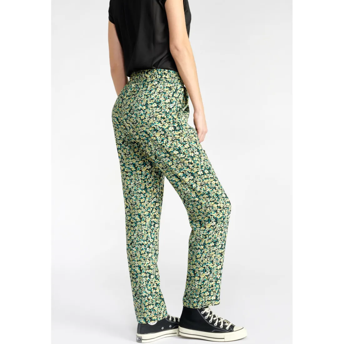 Pantalon droit TANI vert