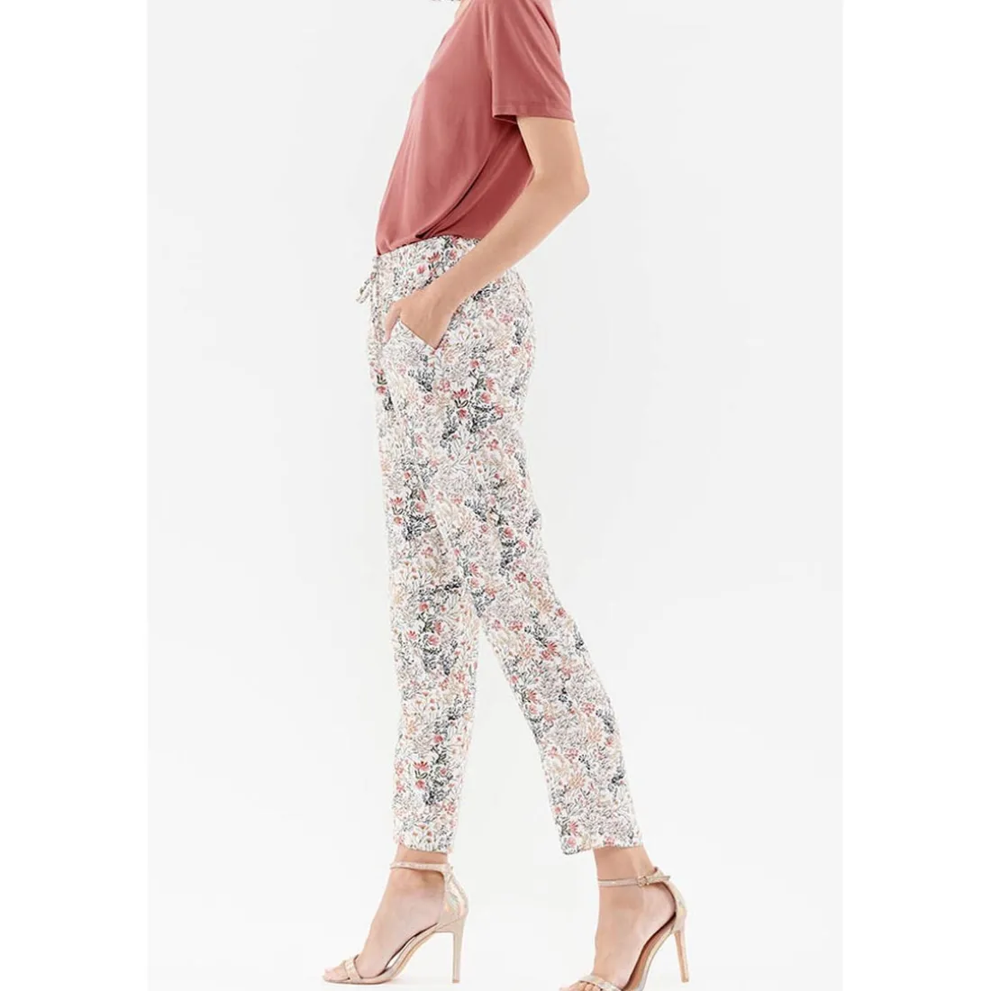 Pantalon droit TULIPA blanc