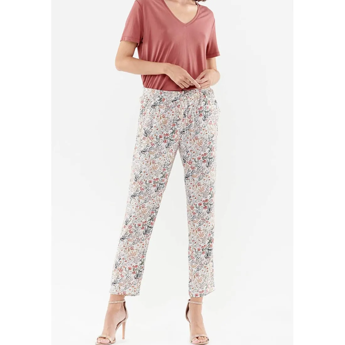 Pantalon droit TULIPA blanc