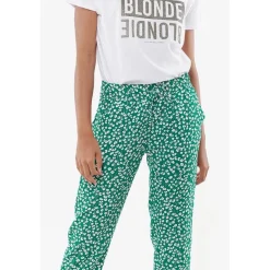 Pantalon droit TULIPA bleu