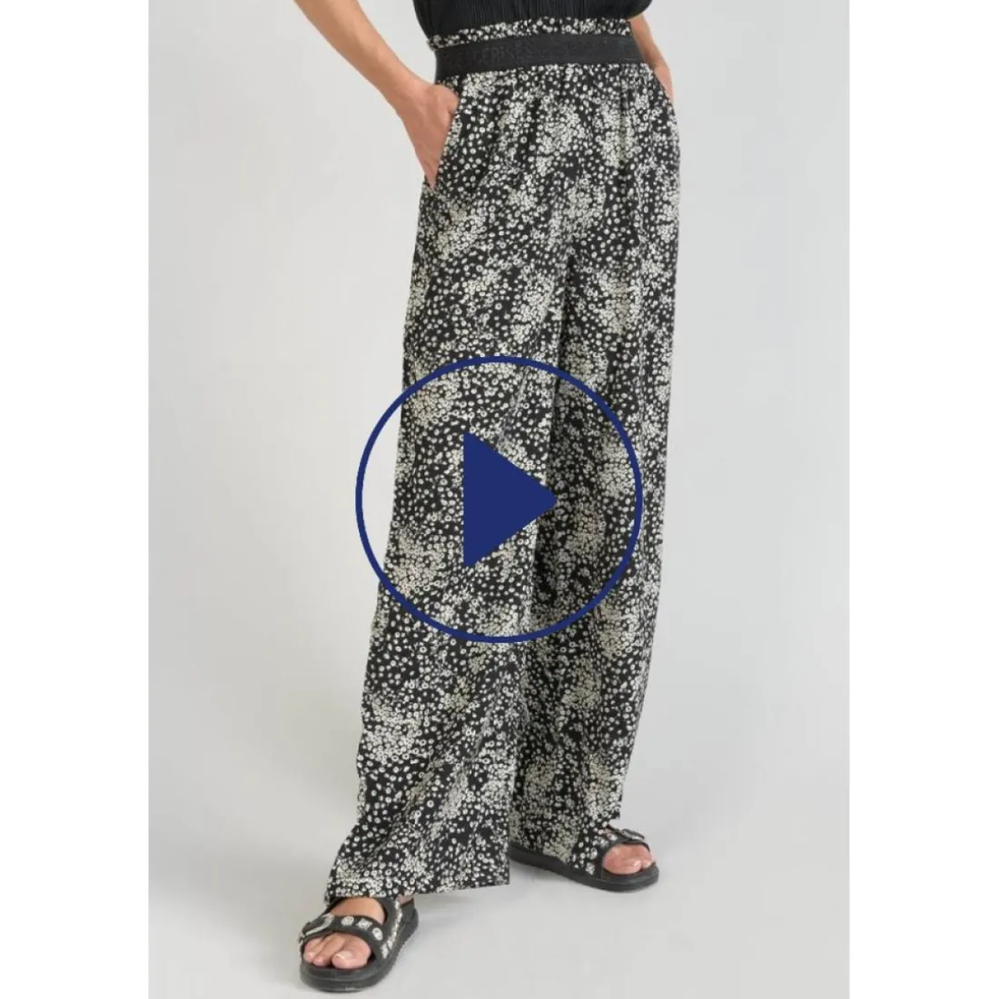 Pantalon droit UISA noir