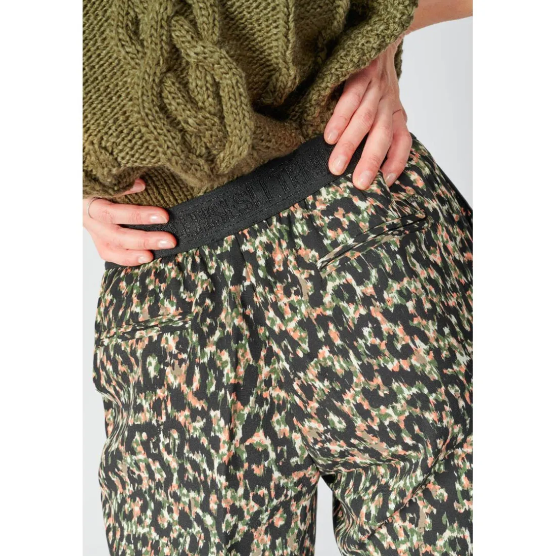 Pantalon droit WAY vert