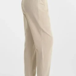 Pantalon droite CORDO beige Queen en coton
