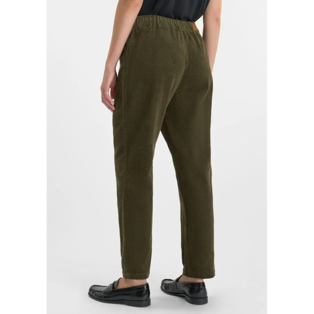 Pantalon droite CORDO kaki Xena en coton