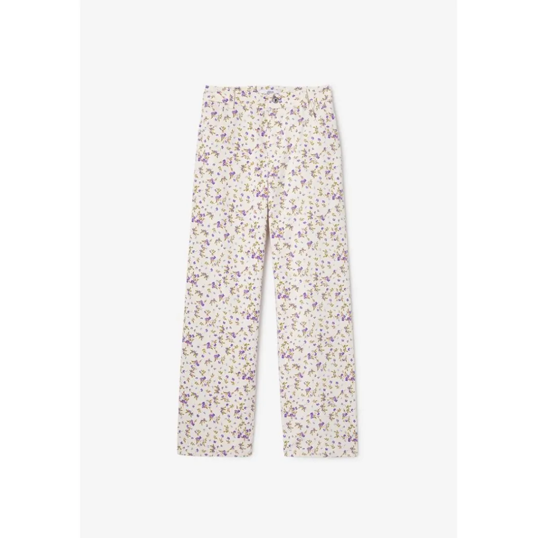 Pantalon droite DESPIGI blanc Zoe