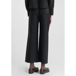 Pantalon droite en jeans ALEXGI noir Ode