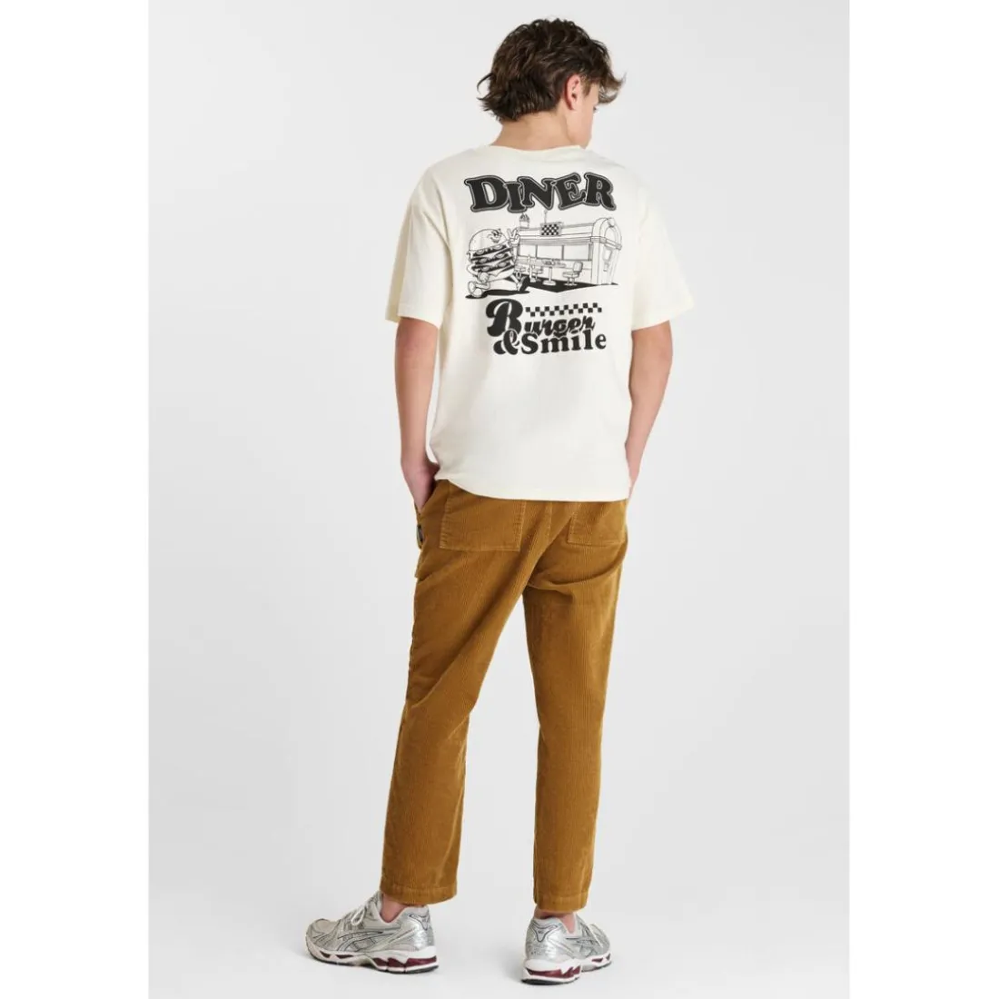 Pantalon droite HOUBO marron Kai
