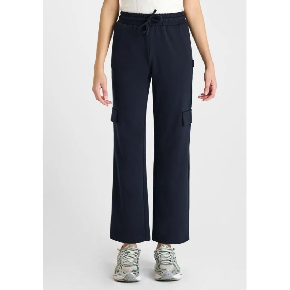Pantalon droite MITAGI bleu Kai