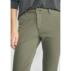 Pantalon dyli kaki vert en coton