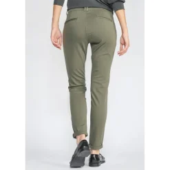 Pantalon dyli kaki vert en coton