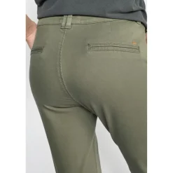 Pantalon dyli kaki vert en coton