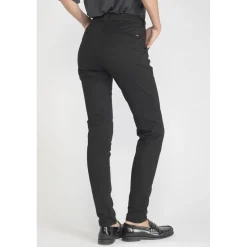 Pantalon dyli noir en coton