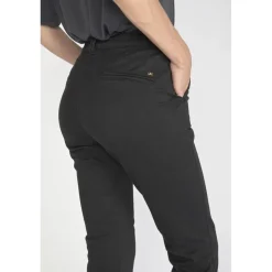Pantalon dyli noir en coton