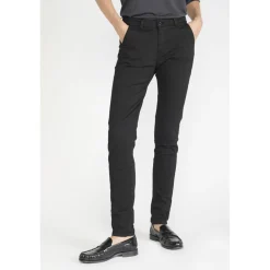 Pantalon dyli noir en coton
