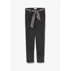 Pantalon dyli noir en coton