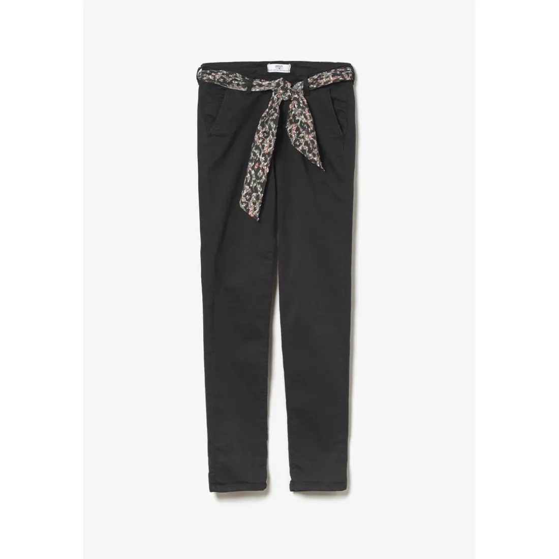 Pantalon dyli noir en coton