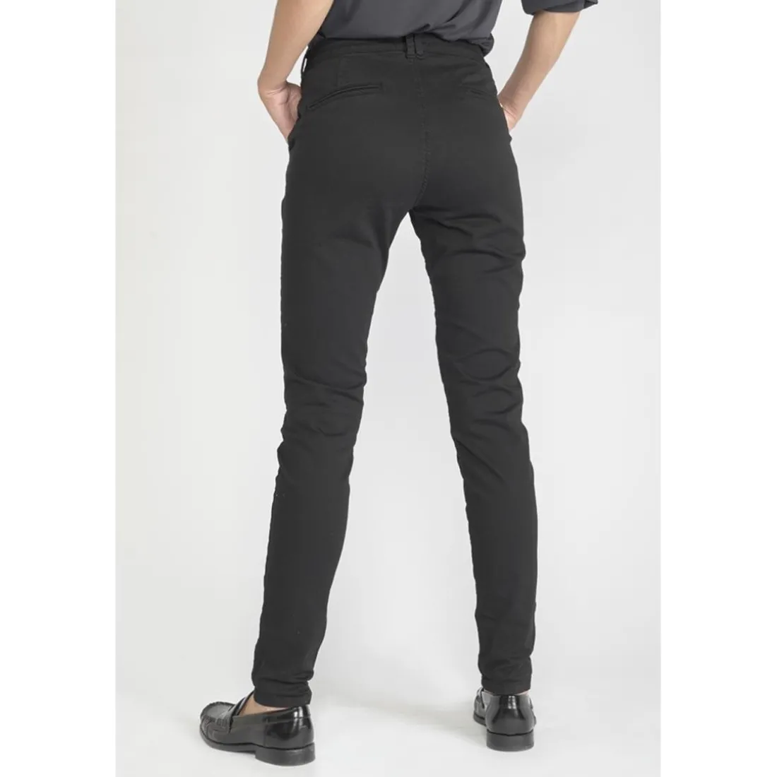 Pantalon dyli noir en coton
