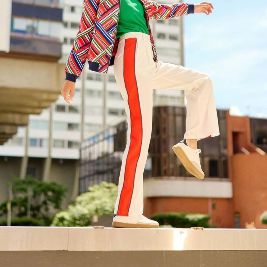 Pantalon ecru PAIGE blanc