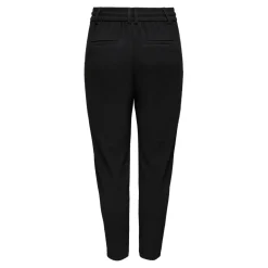 Pantalon en maille taille moyenne noir Molly