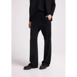 pantalon femme ZUMBA en cachemire noir