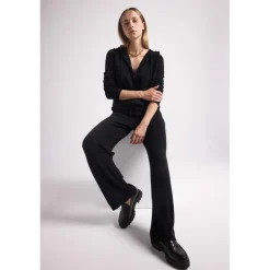 pantalon femme ZUMBA en cachemire noir