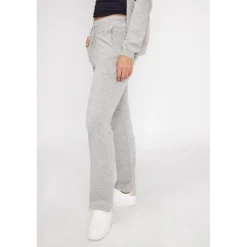 Pantalon femme ZUMBA en cachemire gris perle
