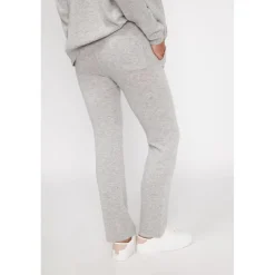 Pantalon femme ZUMBA en cachemire gris perle
