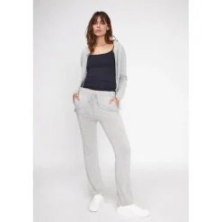 Pantalon femme ZUMBA en cachemire gris perle