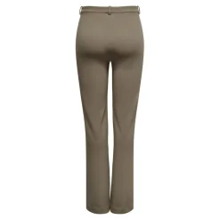 Pantalon fermeture par bouton. fermeture éclair taille moyenne marron clair Ines